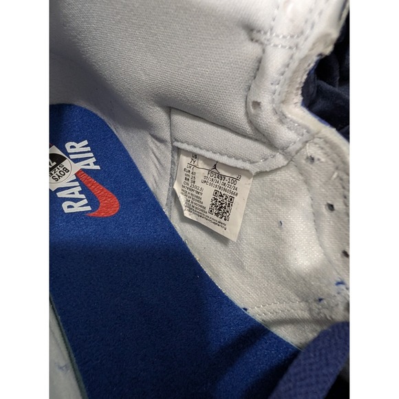 Nike Air Jordan 1 High OG Rare Air Deep Royal Blue 7Y / Women's 8.5 FD1437-100 - Picture 13 of 16